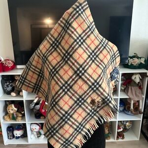 BURBERRY’S NOVA CHECK WOOL SCARF
